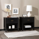 Lydia Solid Wood Modern Contemporary Nightstand-Bedroom-Parc Decor