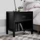 Lydia Solid Wood Modern Contemporary Nightstand-Bedroom-Parc Decor