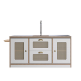 Macedon Breakfast Bar – Modern Play Island with Stools Included
