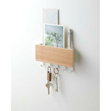 Magnetic Key Rack - Steel + Wood