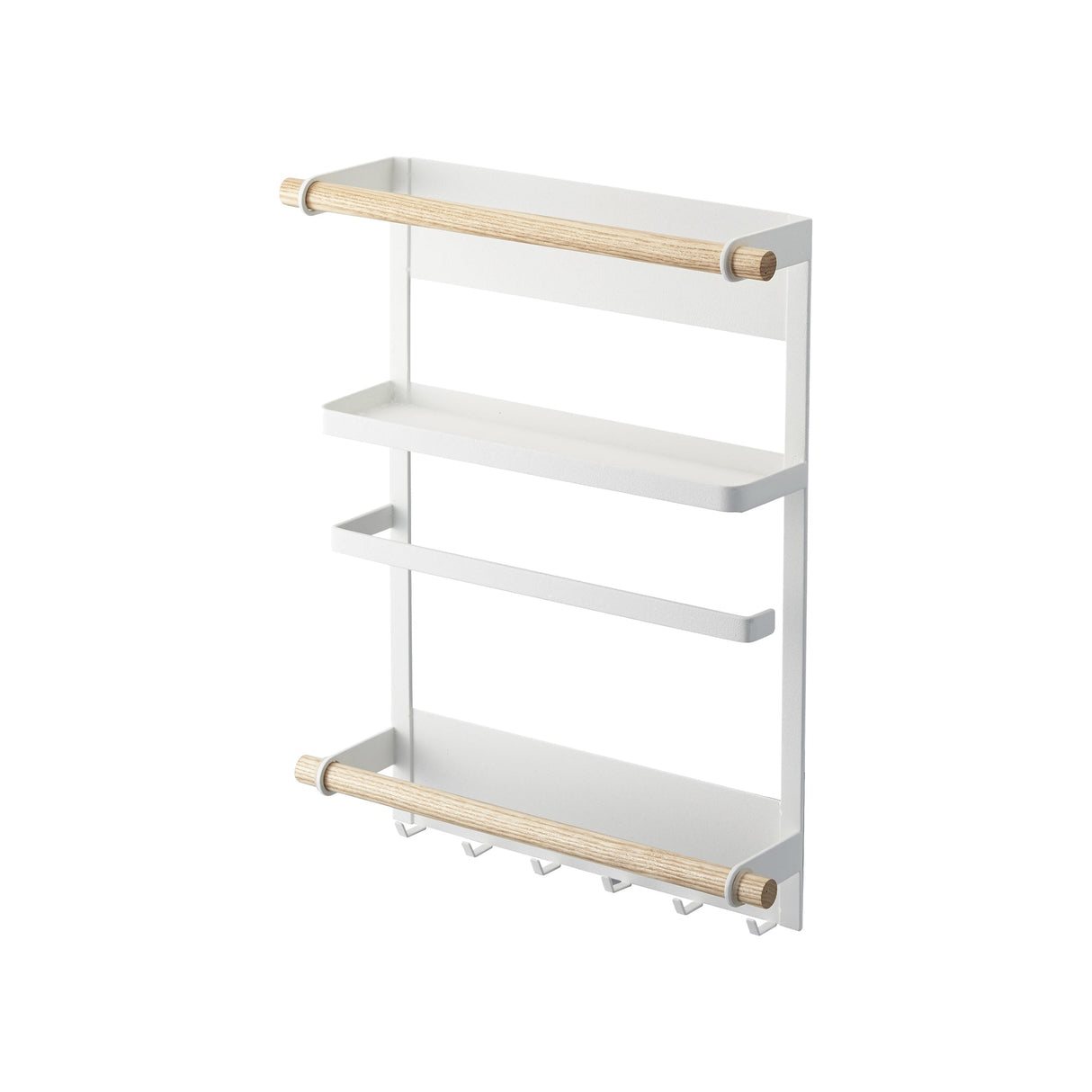 Organizador de cocina magnético - Acero + Madera