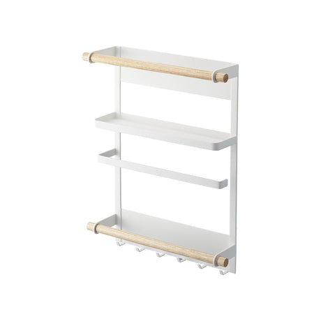 Organizador de cocina magnético - Acero + Madera