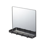 Magnetic Mirror with Storage Rack - Glass-Key Storage-Parc Decor