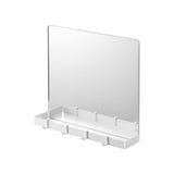 Magnetic Mirror with Storage Rack - Glass-Key Storage-Parc Decor