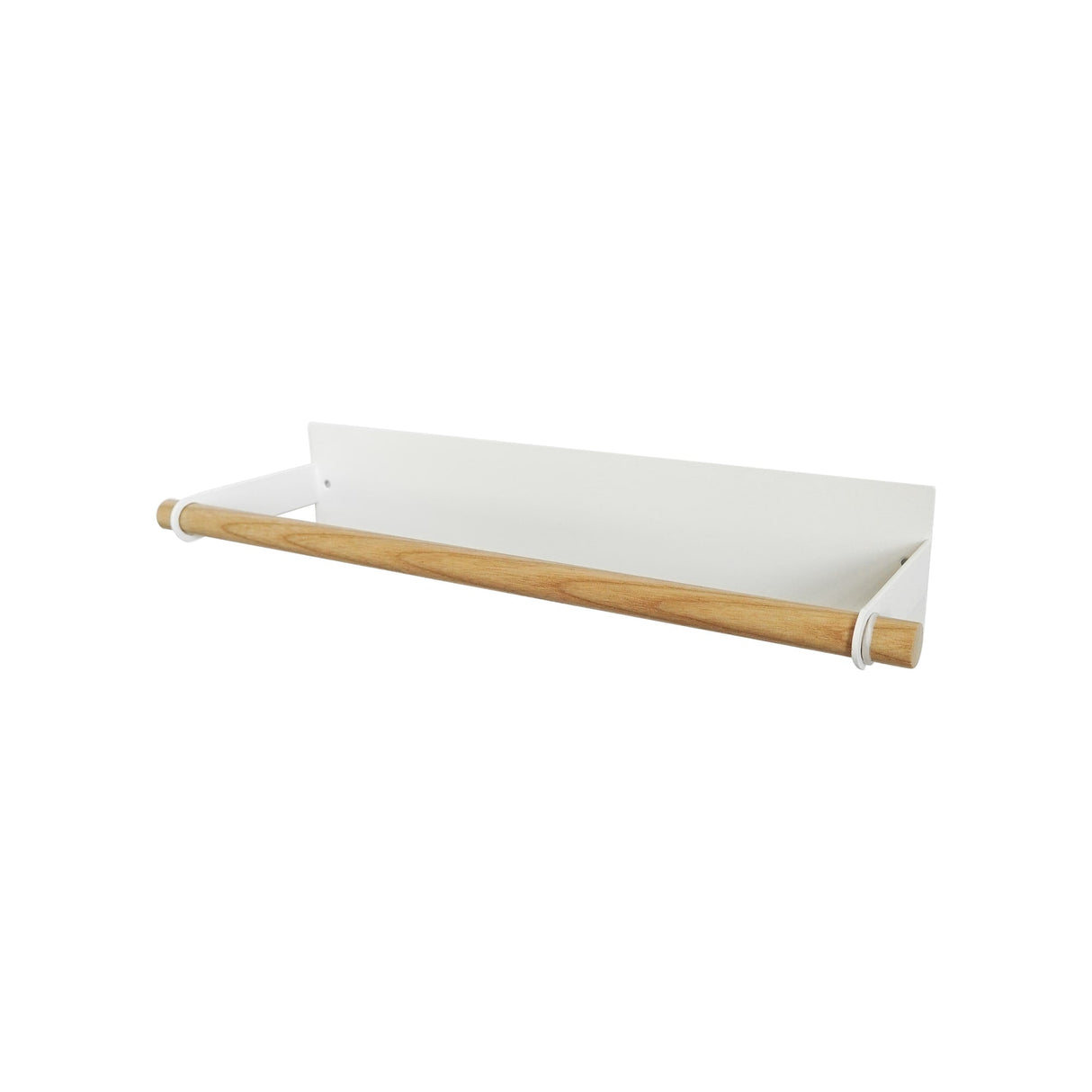Magnetic Paper Towel Hanger - Steel + Wood