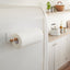 Magnetic Paper Towel Hanger - Steel + Wood