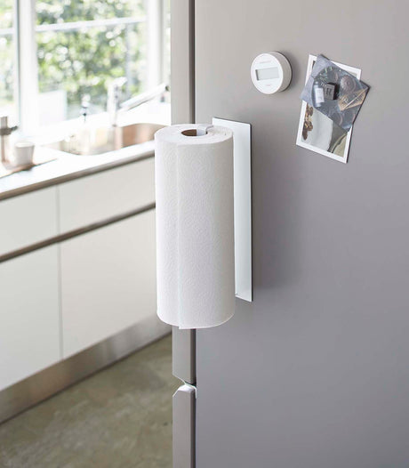Magnetic Paper Towel Holder - Steel-Towel Holder-Parc Decor