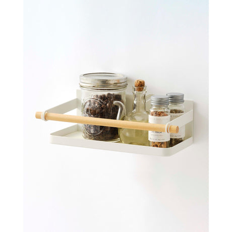 Magnetic Storage Caddy - Steel + Wood