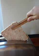 Magnetic Wooden Toast & Garnish Tongs