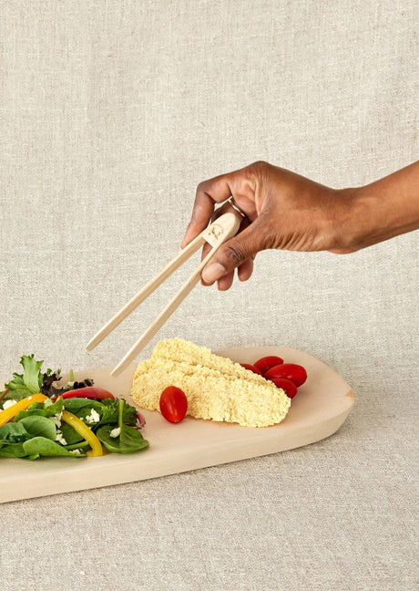 Magnetic Wooden Toast & Garnish Tongs-Décor-Parc Decor
