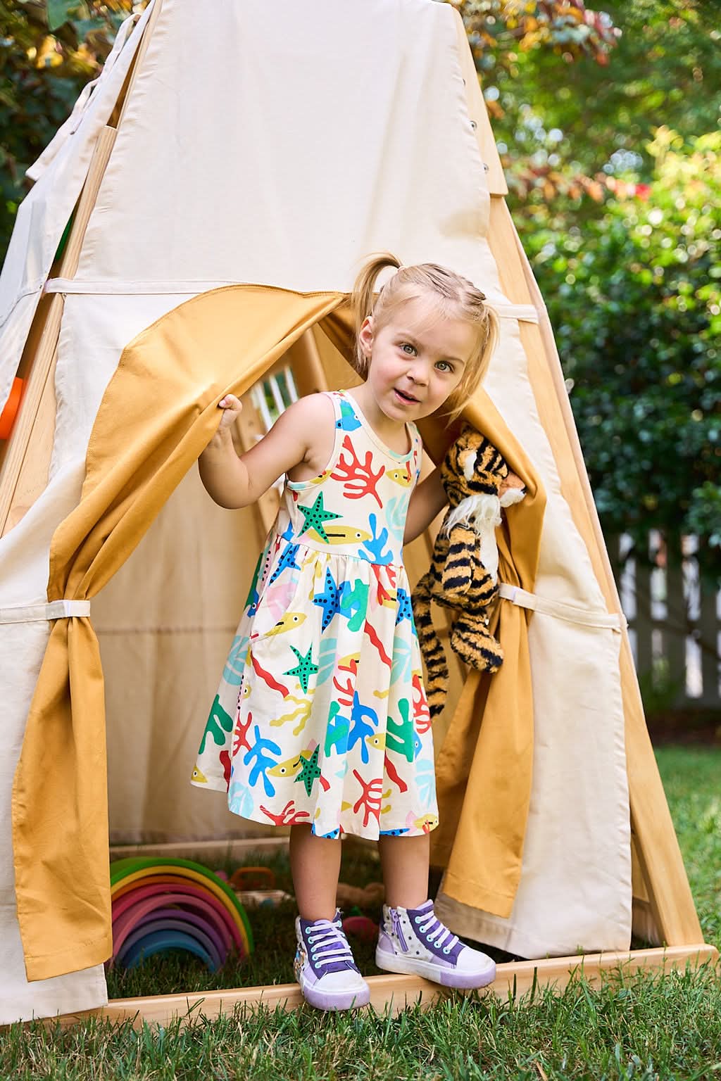 Magnolia 7-in-1 Real Wood Playset | Indoor & Outdoor Climbing Gym for Kids-Outdoor-Parc Decor