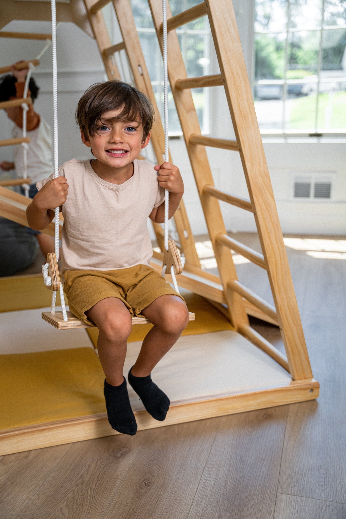 Magnolia Cocomelon 7-in-1 Wooden Indoor Playset – Montessori Climber for Toddlers-Indoor-Parc Decor