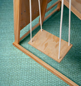 Magnolia | Indoor Wooden Jungle Gym with Monkey Bars, Rock Wall & Swing