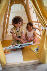 Magnolia Tent Cover | Canvas Play Tent Canopy for the Large Magnolia Climber (Climber Not Included)