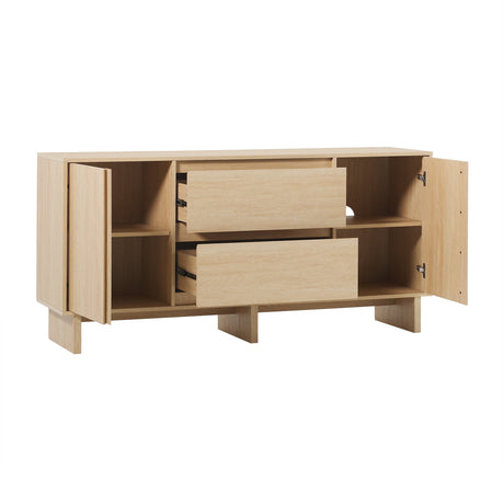Maja 63" Minimalist Scandi Sideboard – TV Stand-Entertainment-Parc Decor