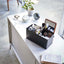 Makeup Organizer with Mirror - Steel + Wood