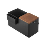 Makeup Organizer with Mirror - Steel + Wood-Skin and Hair Care-Parc Decor