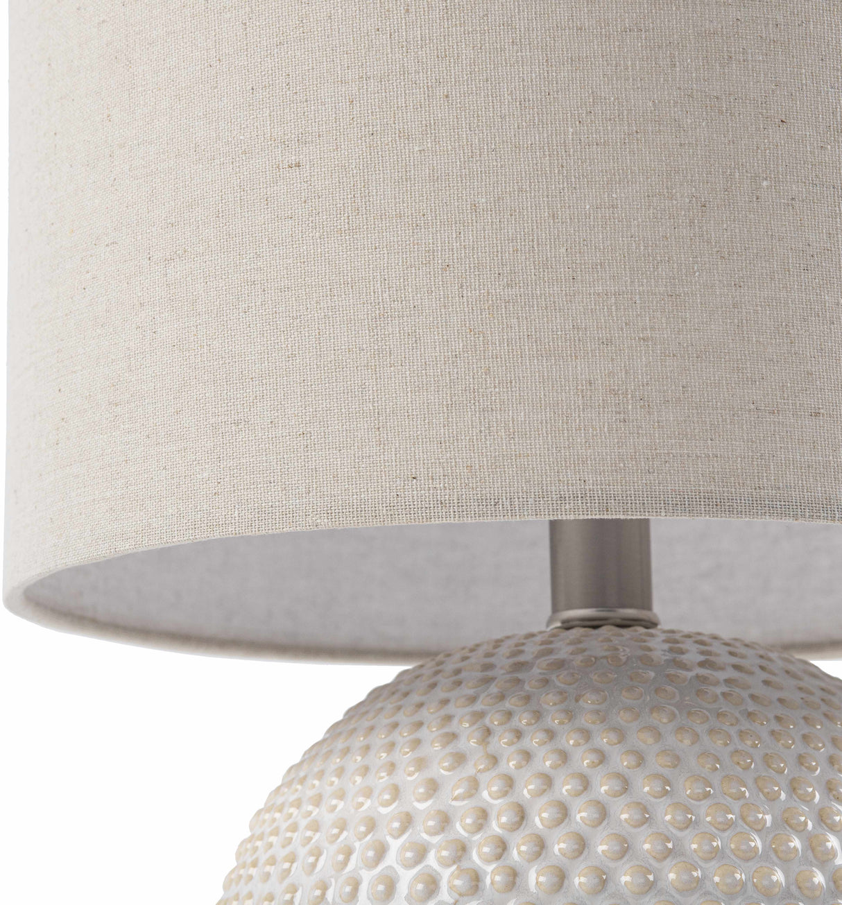 Manaloal Beige Textured Table Lamp-Lighting-Parc Decor