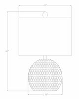 Manaloal Beige Textured Table Lamp-Lighting-Parc Decor