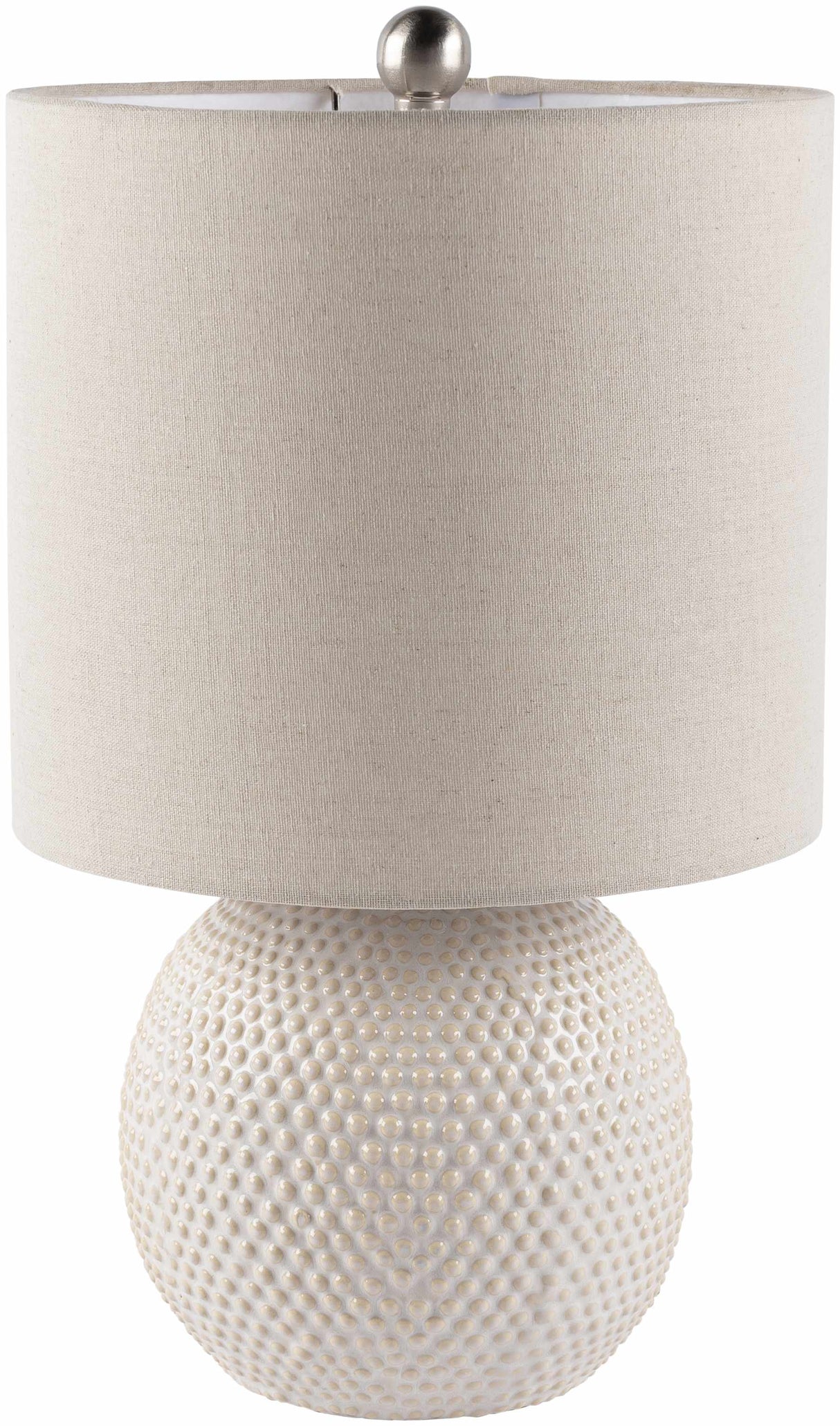 Manaloal Beige Textured Table Lamp-Lighting-Parc Decor