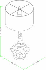 Mancelona Table Lamp - Clearance-Lighting-Parc Decor