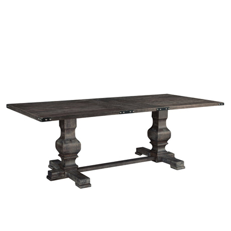 Manchester Dining Table, Charcoal-Dining Tables-Parc Decor
