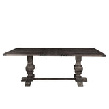 Manchester Dining Table, Charcoal-Dining Tables-Parc Decor