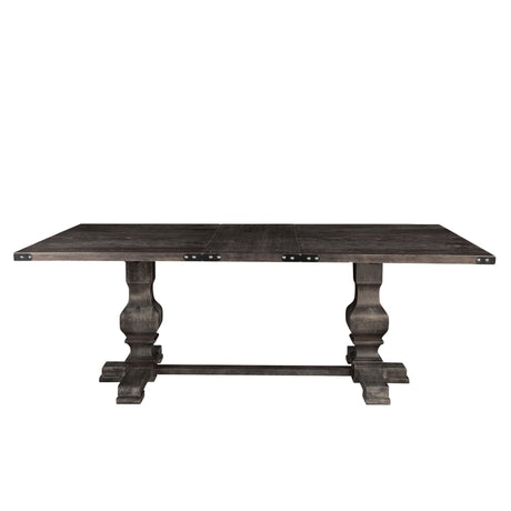 Manchester Dining Table, Charcoal-Dining Tables-Parc Decor