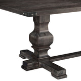 Manchester Dining Table, Charcoal-Dining Tables-Parc Decor