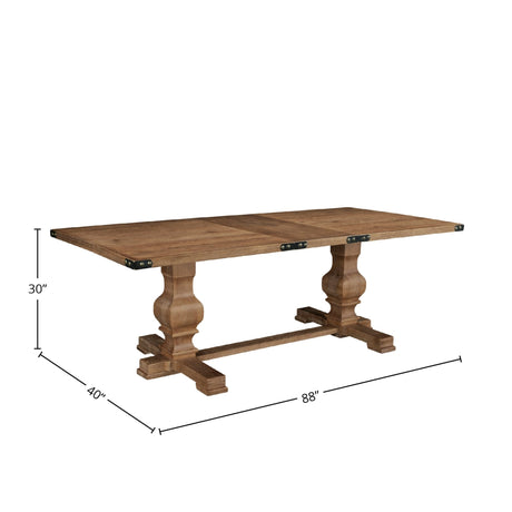 Manchester Dining Table, Natural-Dining Tables-Parc Decor