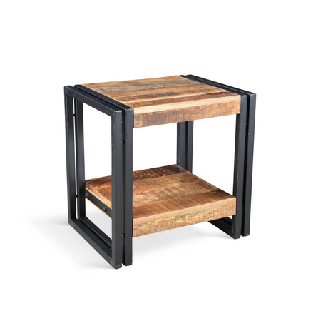 Mango Wood Side Table-End table-Parc Decor