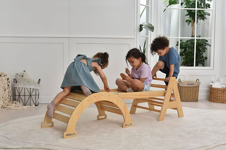 Maple – Beginner Pikler Triangle & Rocker-Indoor-Parc Decor
