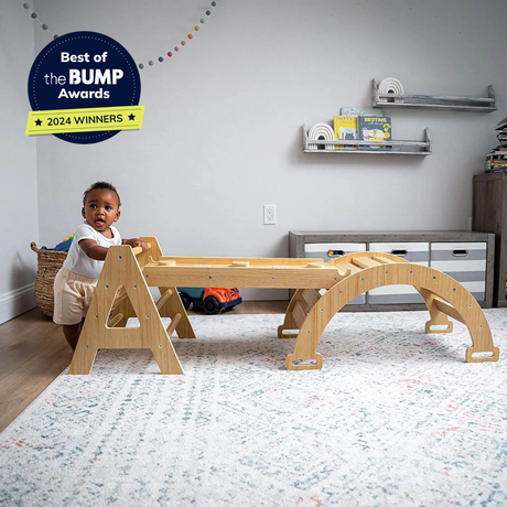 Maple – Beginner Pikler Triangle & Rocker-Parc Decor