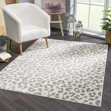 Marash Leopard Print KMRSH-4612 Area Rug - Clearance-Rugs-Parc Decor