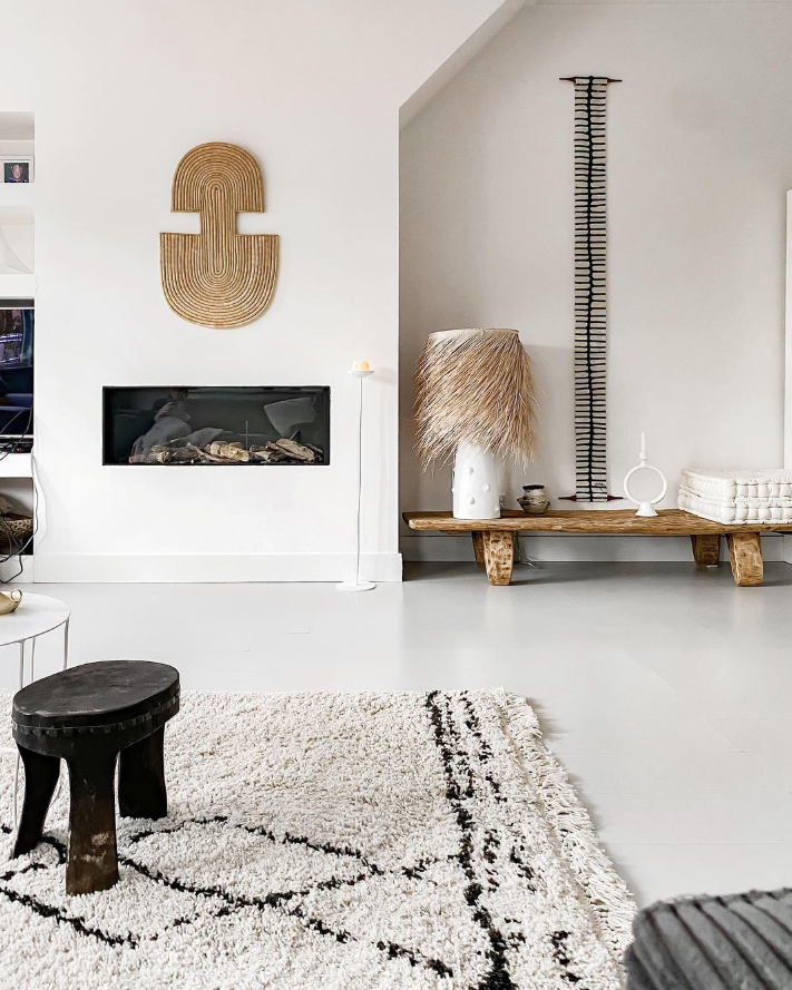 Maravi Natural Palm Leaves Woven Wall Art-Wall Décor-Parc Decor