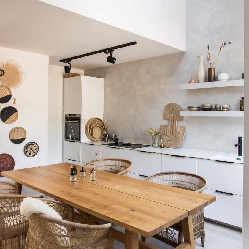 Maravi Natural Palm Leaves Woven Wall Art-Wall Décor-Parc Decor