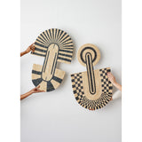 Maravi Patterned Black & Natural Woven Wall Art