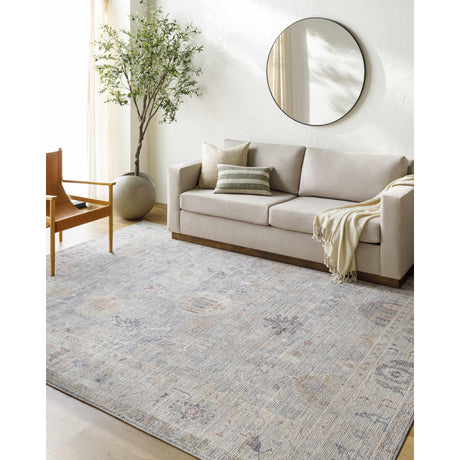 Marlene Damask Cream & Blue Area Rug - Becki Owens x Livabliss-Rugs-Parc Decor