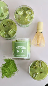 Matcha Milk Container Candle-Candles-Parc Decor
