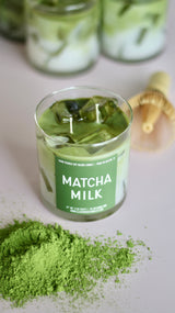 Matcha Milk Container Candle-Candles-Parc Decor