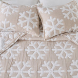Matelassé Snowflake Quilt Set - Nino Collection