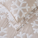 Matelassé Snowflake Quilt Set - Nino Collection