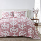 Matelassé Snowflake Quilt Set - Nino Collection-Quilts & Comforters-Parc Decor