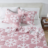 Matelassé Snowflake Quilt Set - Nino Collection-Quilts & Comforters-Parc Decor