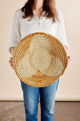 Maua Banana Bark Wall Basket-Wall Basket-Parc Decor