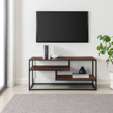 Maya 40" Contemporary Metal TV Stand-Entertainment-Parc Decor