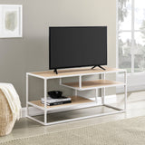 Maya 40" Contemporary Metal TV Stand-Entertainment-Parc Decor