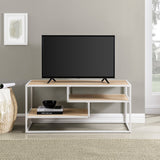 Maya 40" Contemporary Metal TV Stand-Entertainment-Parc Decor