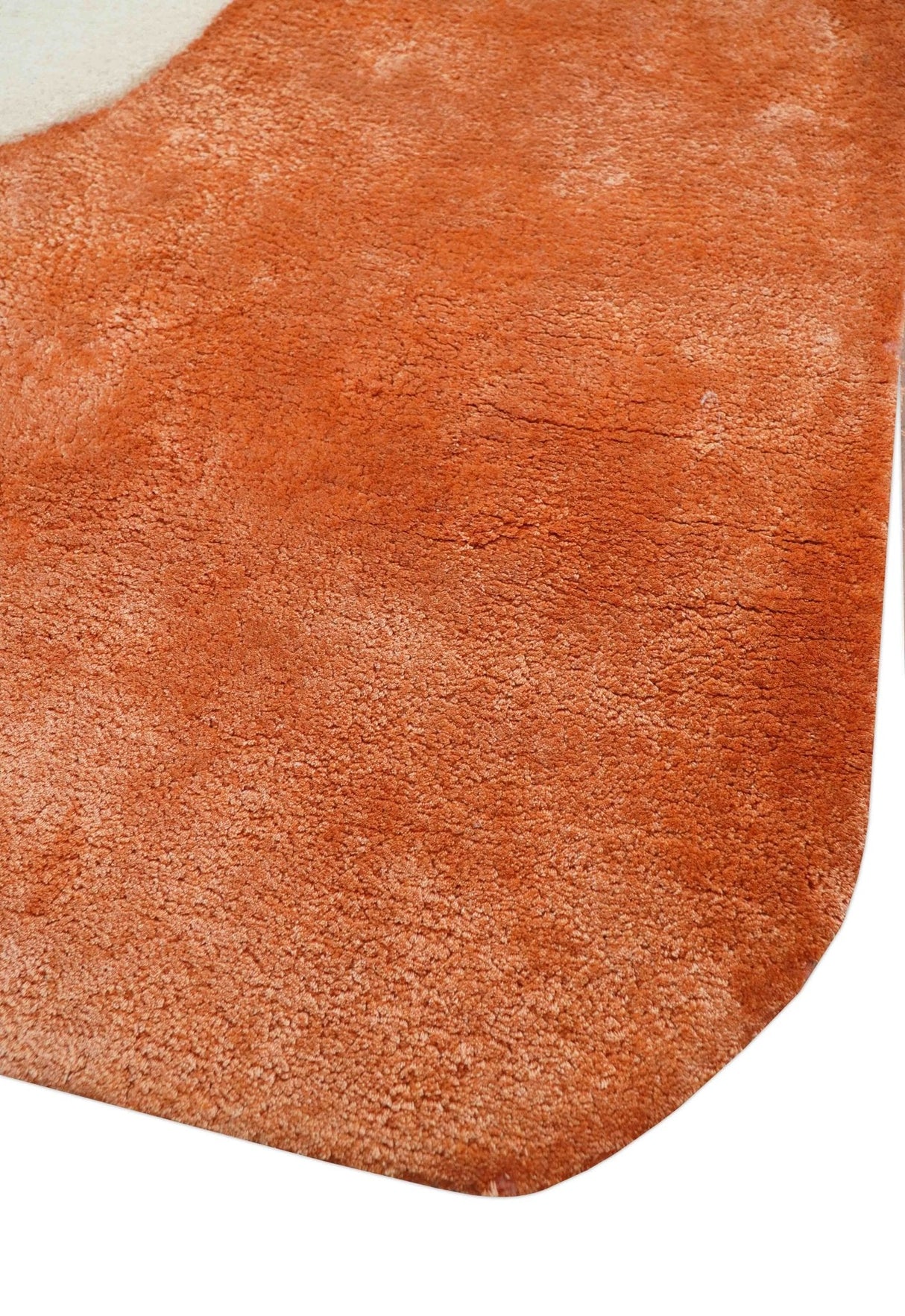 Maze Custom Made Modern Design Beige Hand Tufted Wool Rug