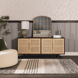 McMurray Green Textured Table Lamp-Lighting-Parc Decor